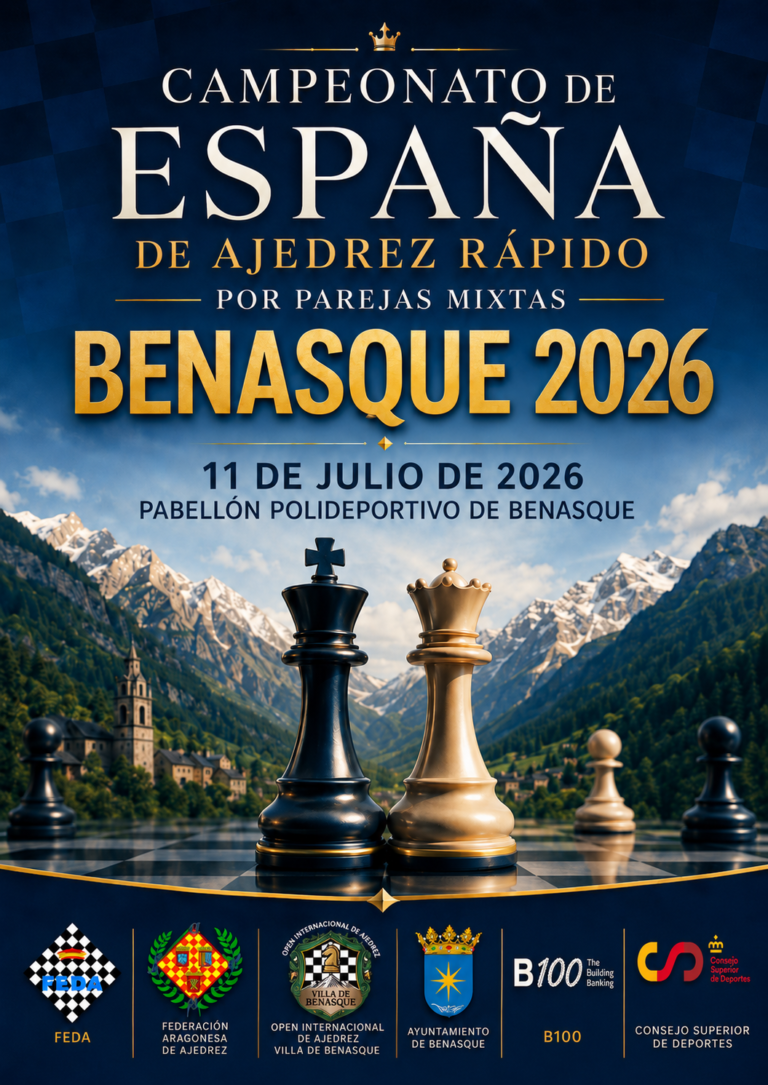 ¡Nuevo Campeonato de España de Ajedrez Rápido por Parejas Mixtas en Benasque!